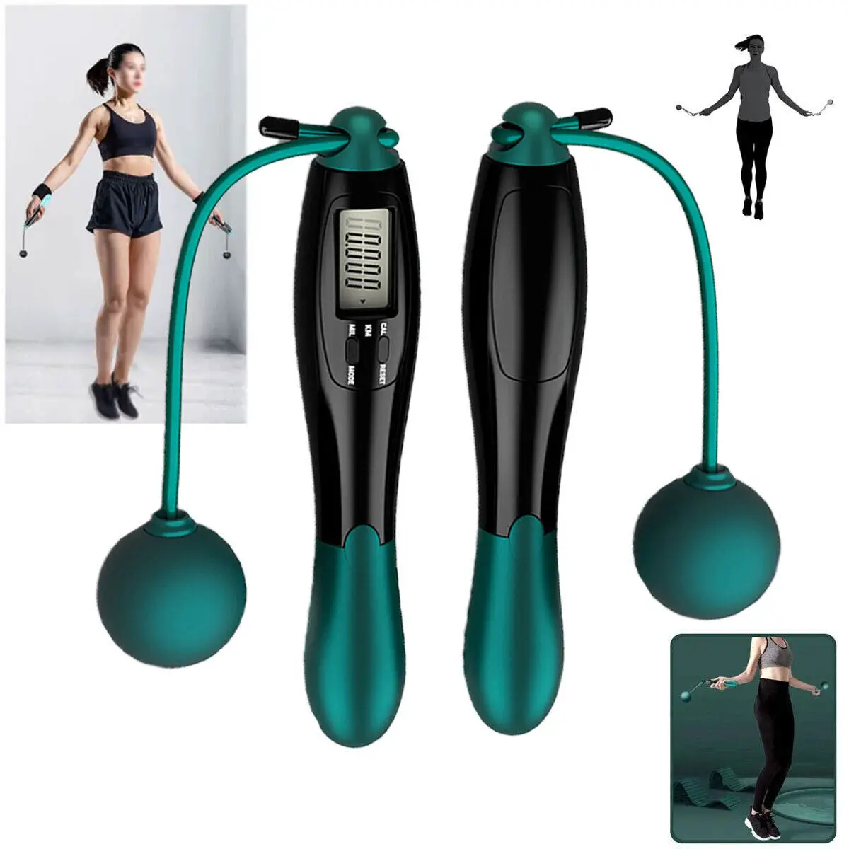 Cordless Jumping Ropeless Skipping Rope Fiess Jump thumbnail 6