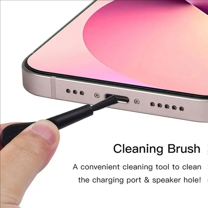 66PCS Mobile Phone Speaker Charging Port Cleaning Set Dust Plug for iPhone 17 16 14 Earphones Clean Kit Brush for Samsung Xiaomi thumbnail 3