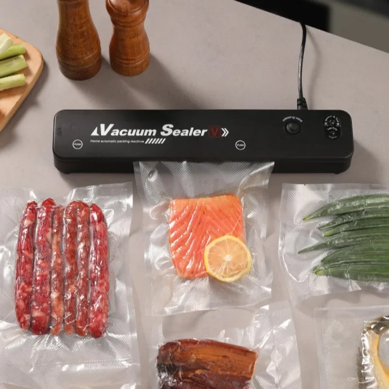 Kitchen Gadgets Food Vacuum Sealer Home Sealing Machine Food Storage Plastic Bags Sealer Portable Food Preservation Machine thumbnail 6