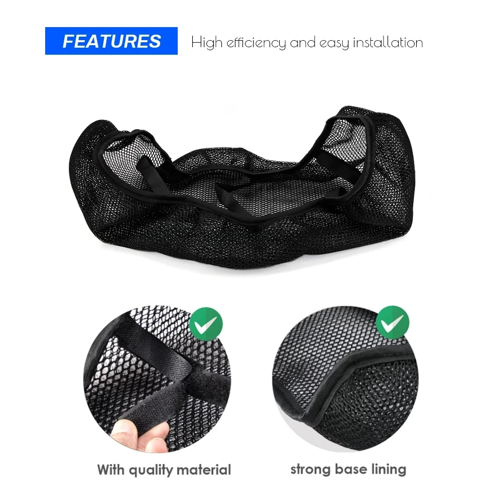 Motorcycle Accessories Protecting Cushion Seat Cover For Kawasaki Versys 650 Versys650 Nylon Fabric Saddle Seat Cool Cover thumbnail 2