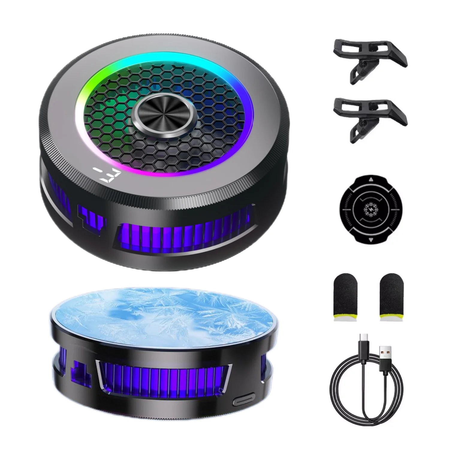 15W Extreme Cooling Phone Cooler with Ice Generation, Semiconductor Phone Cooler, Magnetic & Clip-on for iPhone/Xiaomi/VIVO/OPPO thumbnail 2