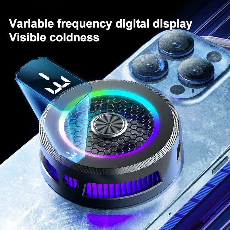 15W Extreme Cooling Phone Cooler with Ice Generation, Semiconductor Phone Cooler, Magnetic & Clip-on for iPhone/Xiaomi/VIVO/OPPO thumbnail 4