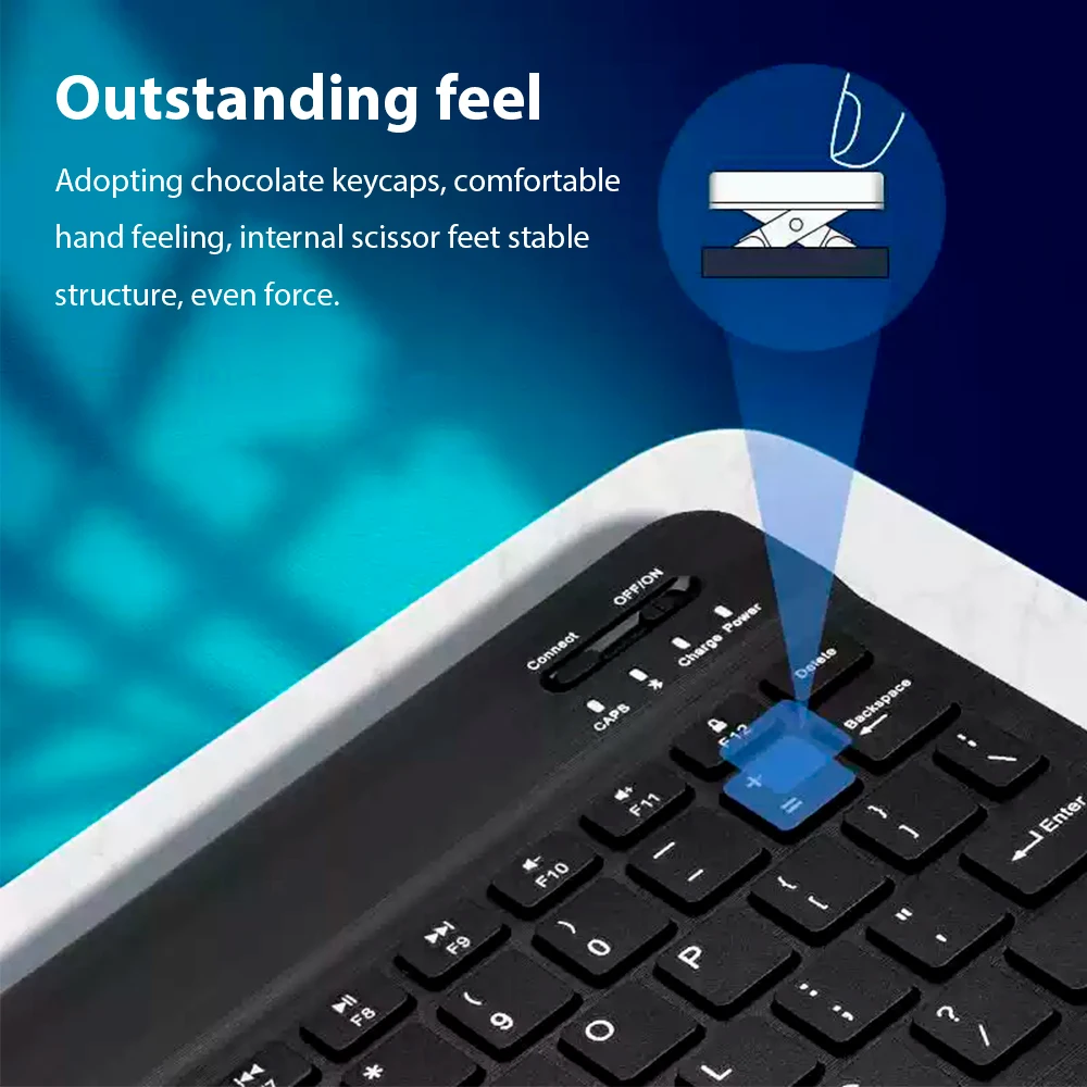 Bluetooth Wireless Keyboard Compatible All Bluetooth Devices Multilingual Bluetooth Keyboard And Mouse Ipad Keyboard Accessory thumbnail 5