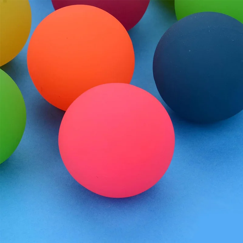 3PCS Childrens Toys Large Bouncy Balls 55MM Party Favors For Kids Balle Rebondissante Carnival Prizes Stocking Stuffers Gifts thumbnail 6