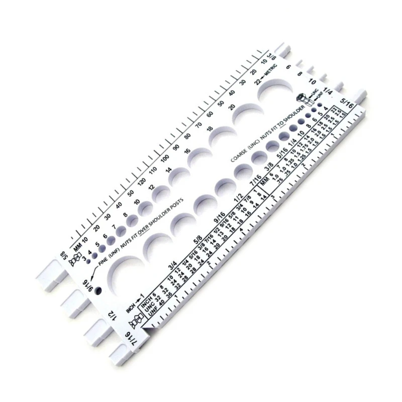 Nut & Thread Checker Measur Tool Standard Metric Male Female Gauges Tester DropShipping thumbnail 6