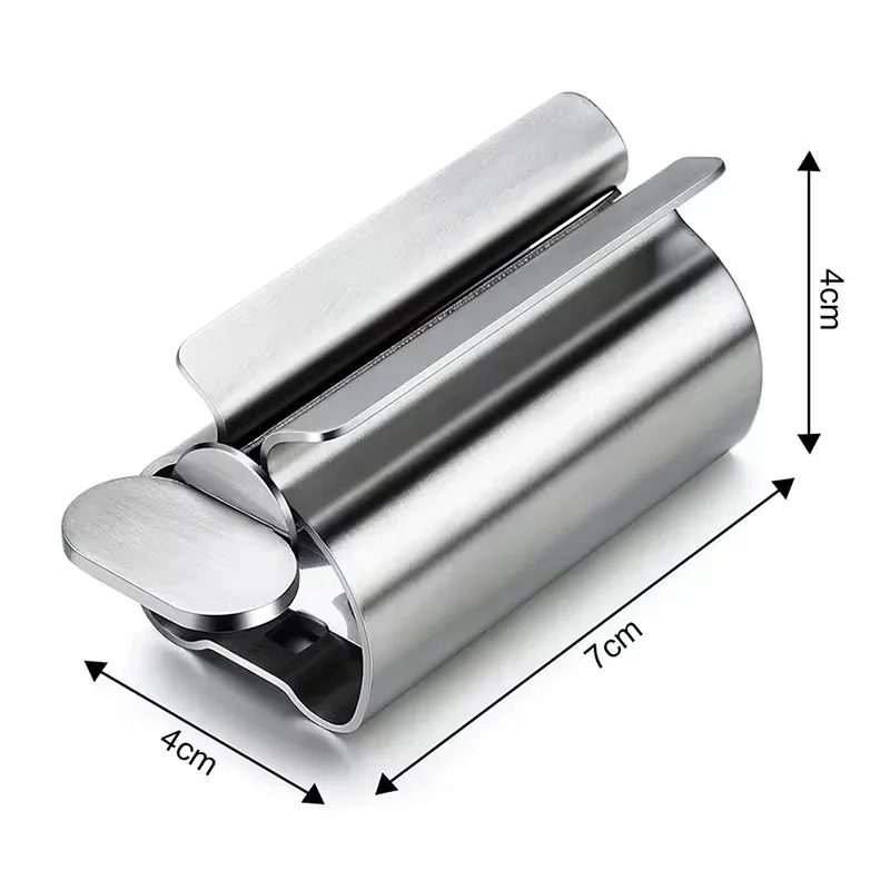 1-10pcs Toothpaste Squeezer Tube Stainless Steel Wringer Roller Rotate Dispenser for Ointments Cosmetics Bathroom Accessories thumbnail 6
