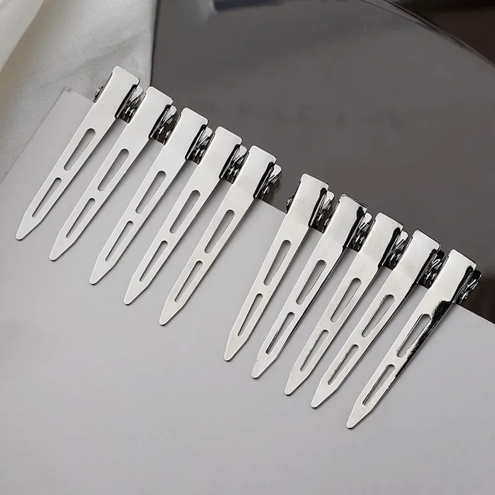10pcs Simple Versatile Alloy Hair Clips Headwear Hair Accessories Hair Root Fluffy Hairpins Seamless Bangs Clips thumbnail 2