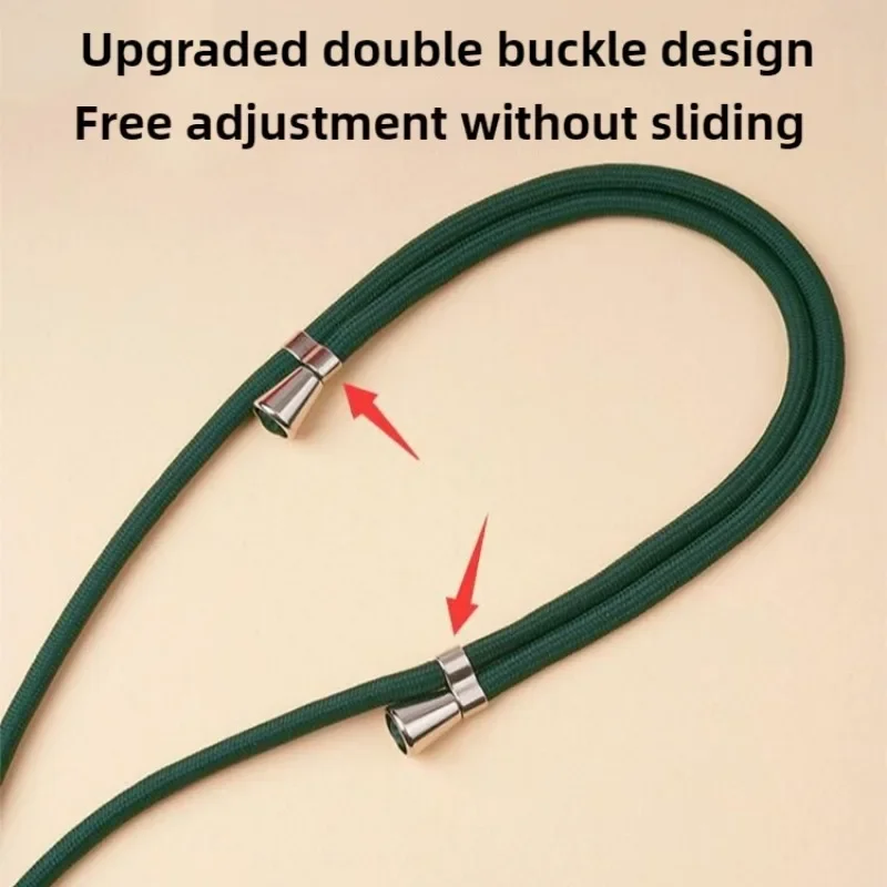 Crossbody Lanyard Necklace Strap Universal Mobile Phone Adjustment Long Hanging Rope with Clip Anti-Lost Lanyard thumbnail 2