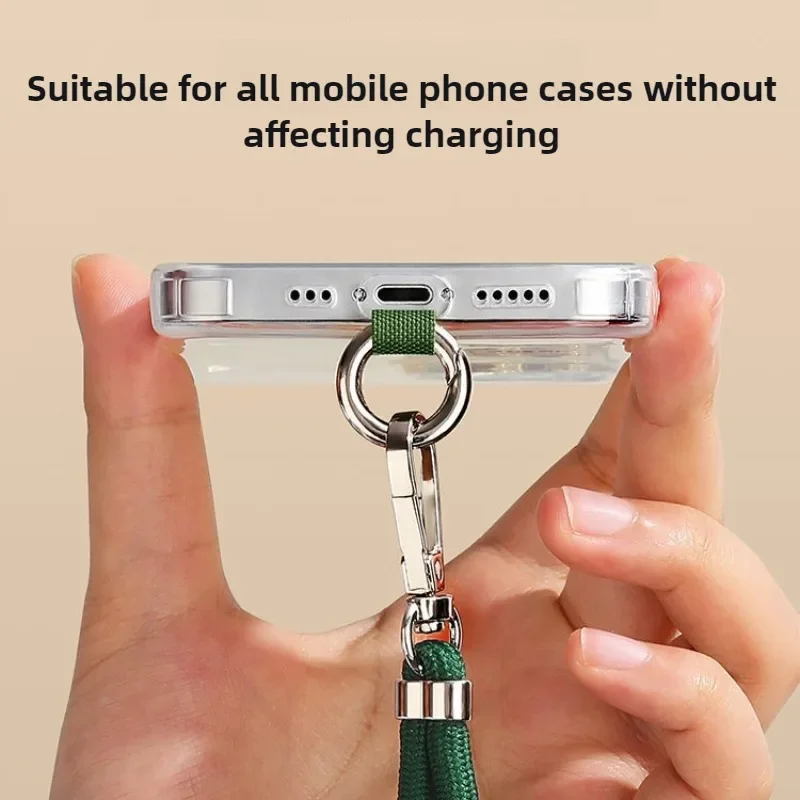 Crossbody Lanyard Necklace Strap Universal Mobile Phone Adjustment Long Hanging Rope with Clip Anti-Lost Lanyard thumbnail 4