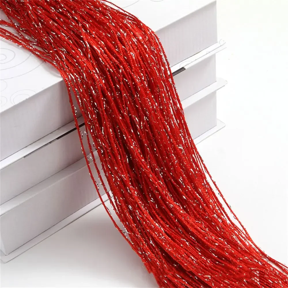 1 Piece 100X200Cm Glitter String Decorative Door Curtain Beads Room Divider Beads Tassel Polyester Fabric Window Panel 1X2M thumbnail 3