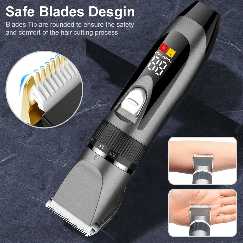 Dog Clipper Dog Hair Clippers Grooming (Pet/Cat/Dog/Rabbit) Haircut Trimmer Shaver Set PetsFader thumbnail 5