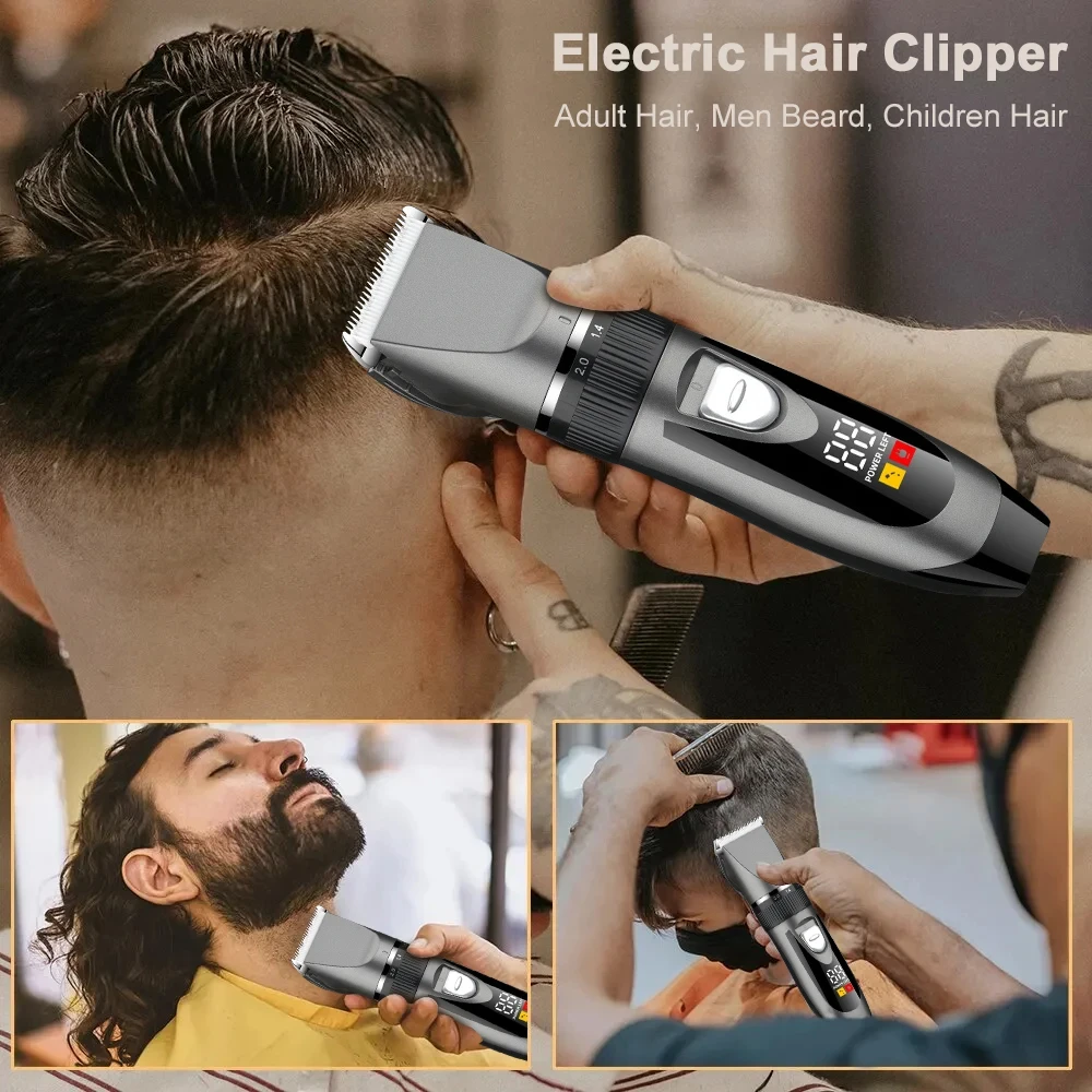 Dog Clipper Dog Hair Clippers Grooming (Pet/Cat/Dog/Rabbit) Haircut Trimmer Shaver Set PetsFader thumbnail 3