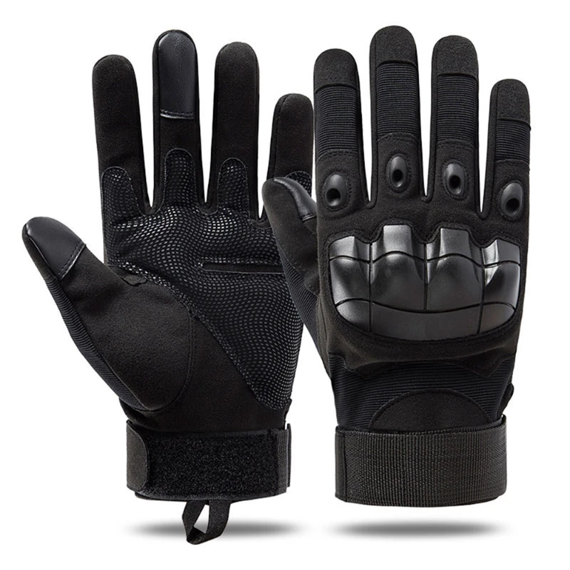 Moto Men's Motorcycle Gloves Touch Screen Motorbike Motocross Riding Gloves Protective Gear Full Finger Guantes Moto Black thumbnail 5