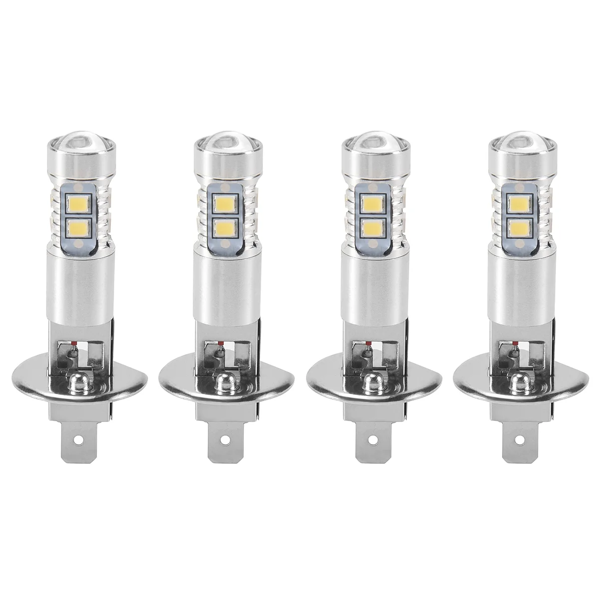 4PCS H1 LED Headlight Fog Driving Light Bulbs 6000K Super White 200W