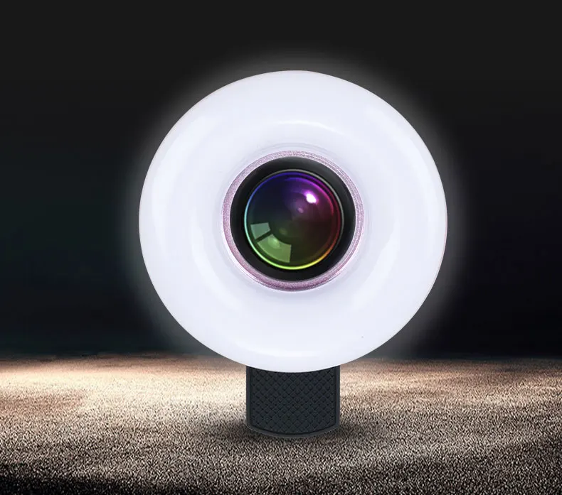 Mobile Phone LED Selfie Fill Light Selfie Live Lamp Macro Lense for Iphone With Universal Flash Smartphone Portable Light Clip