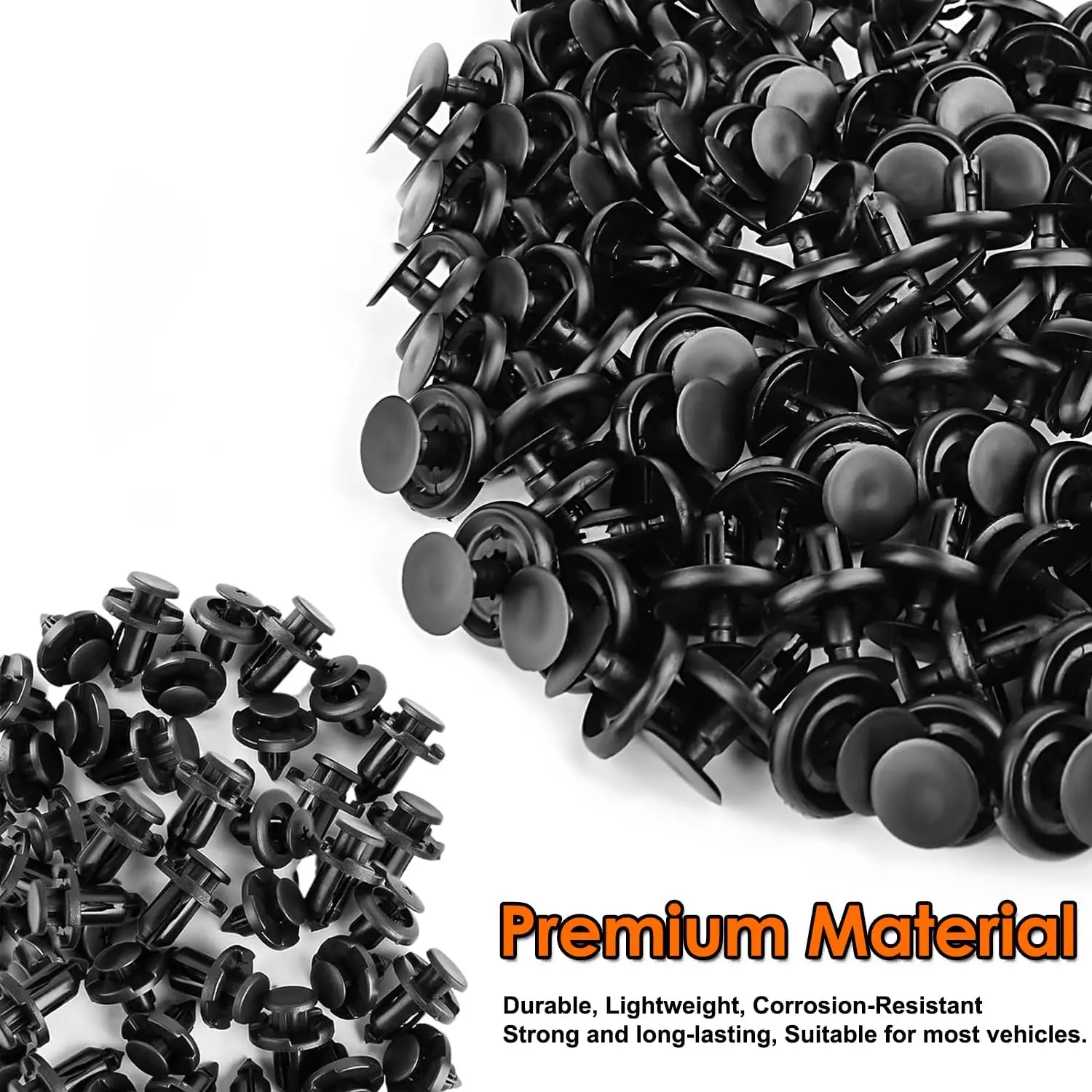 925Car Trim Clips Set with Removal Tools Auto Body Rivets Fasteners Retainer Clips for Bumper Door Fender Car Plastic Rivet Kit thumbnail 3