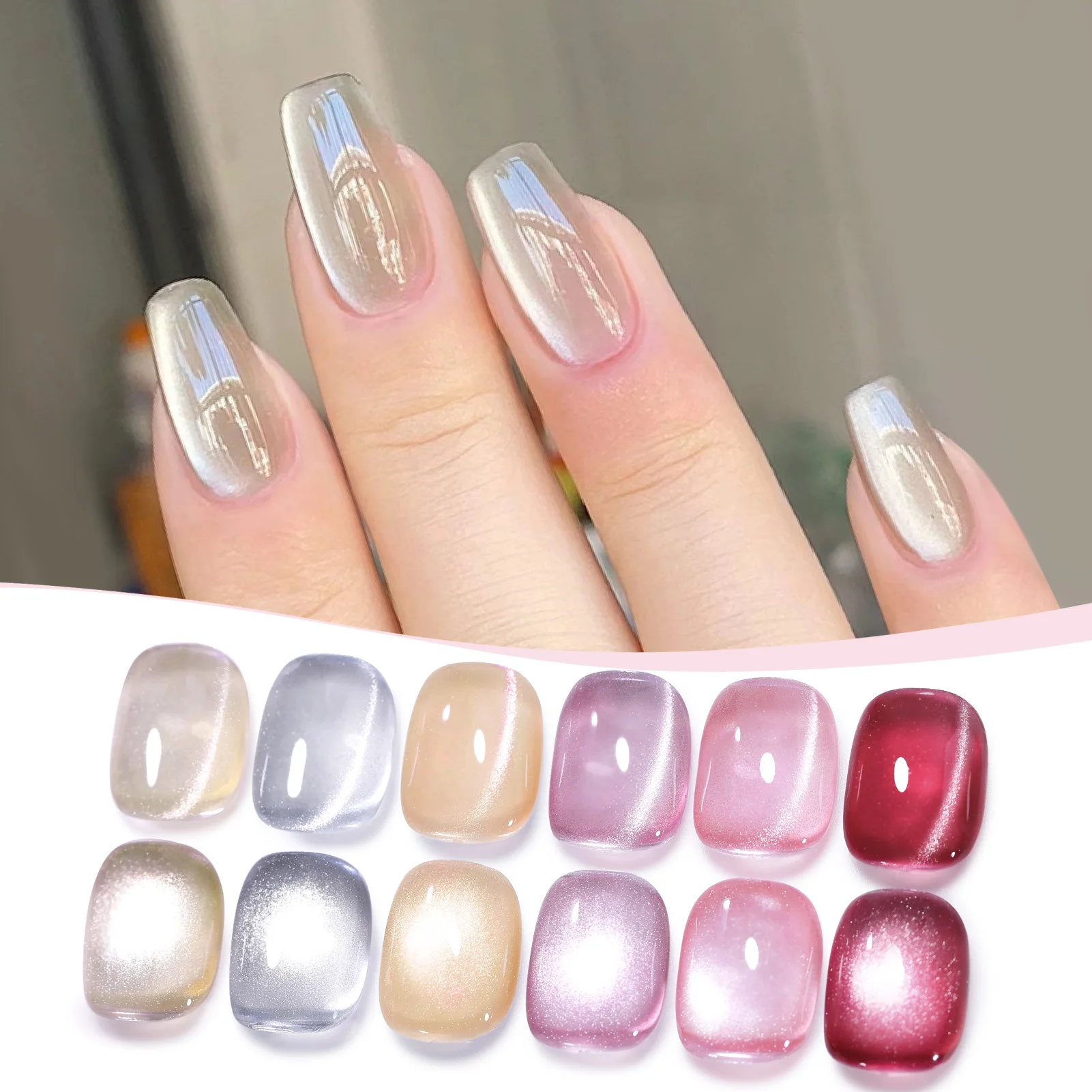 BORN PRETTY 117 Colors Cat Magnetic Gel Nail Polish 10ml Full Coverage Varnish Semi Permanent Super Gorgeous Nails Manicure thumbnail 2