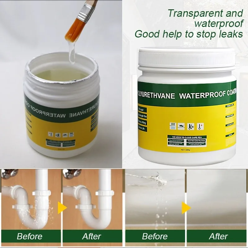 Waterproof Coating Sealant Agent Invisible Strong Insulating Sealant Transparent Sealing Glue Clear Sealant Repair Tool 30-1000g thumbnail 2