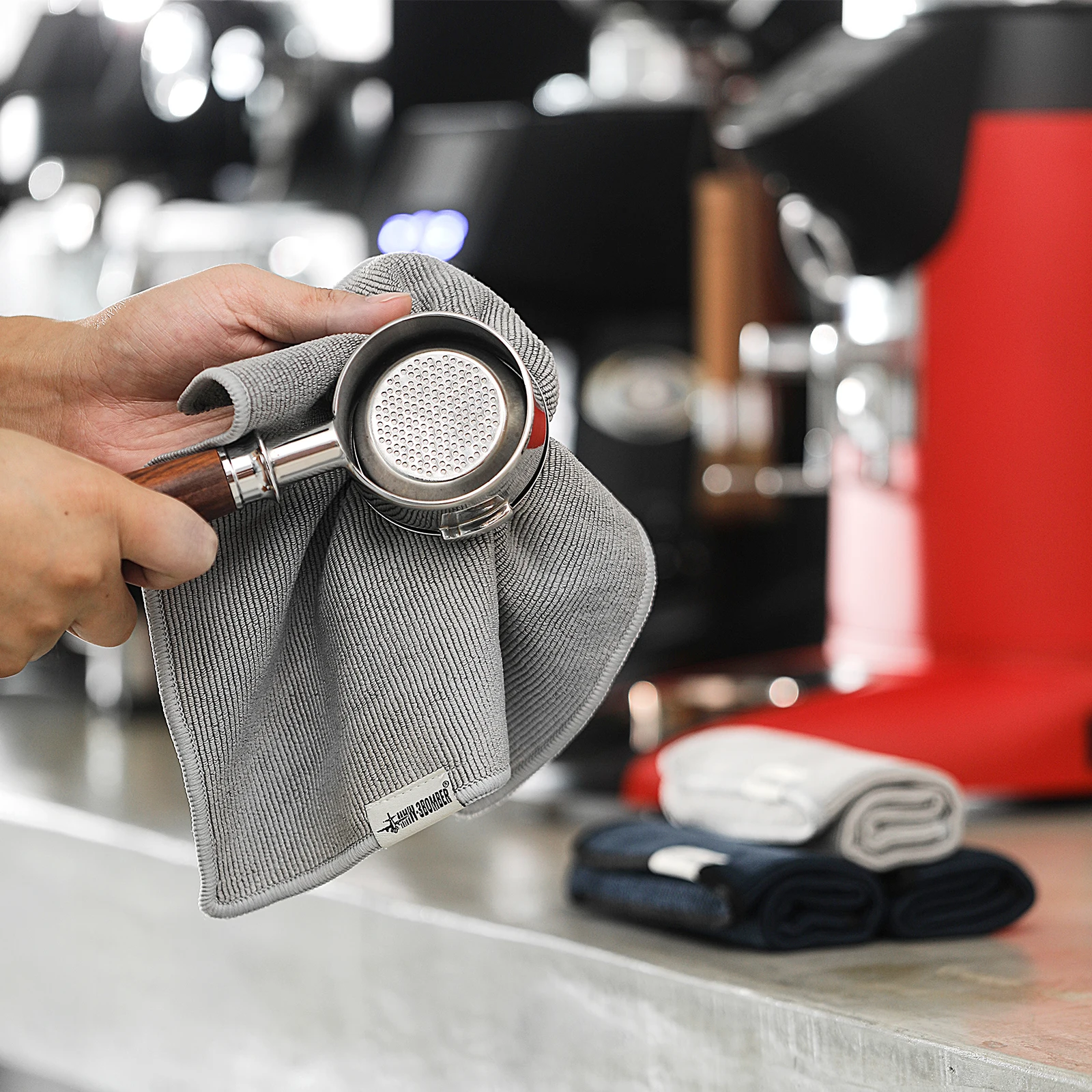MHW-3BOMBER Barista Towels for 1/4 Pcs Microfiber Barista Cloth Espresso Cleaning Towel for Coffee Bar Coffee Clean Accessories thumbnail 3