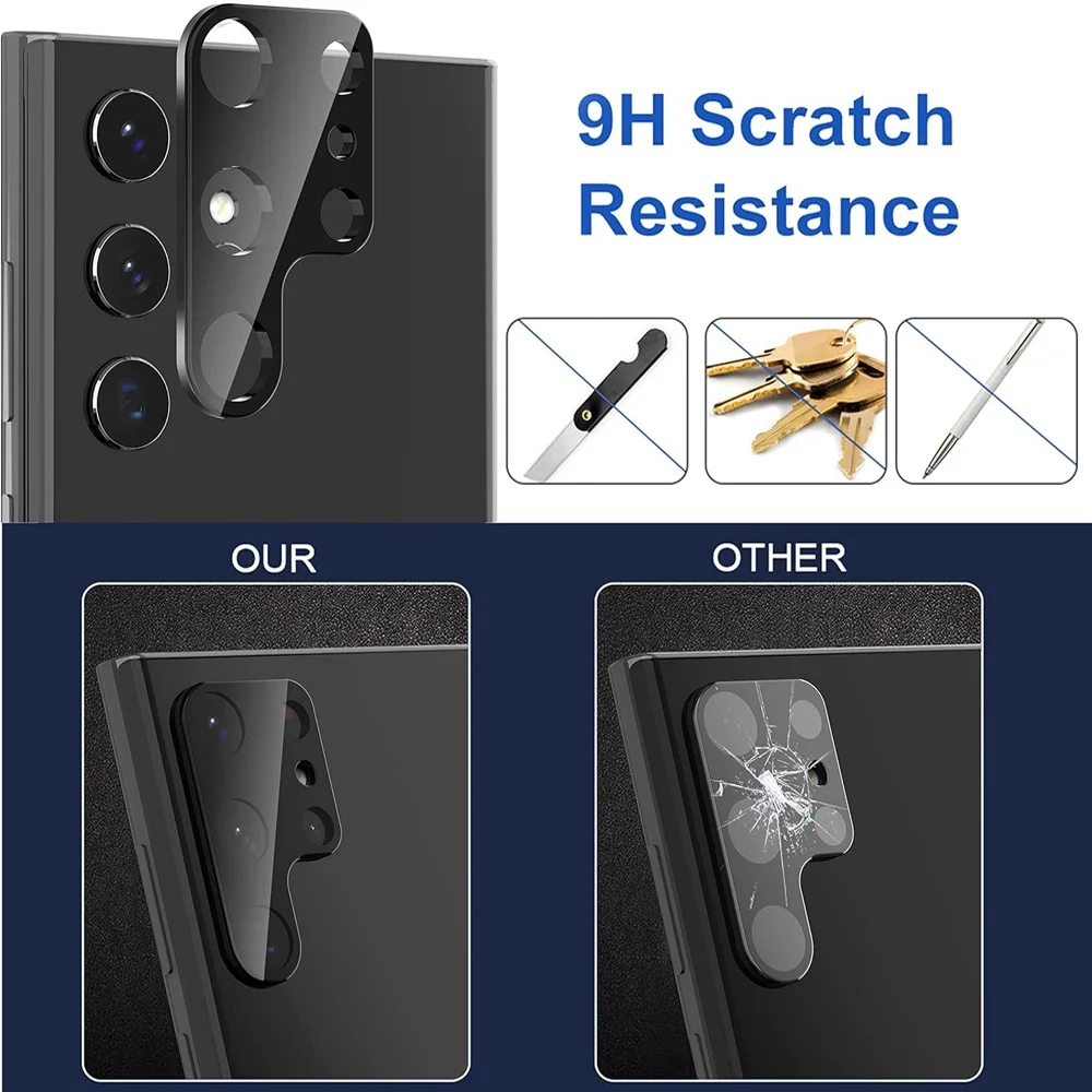 3PCS Camera Protector For Samsung Galaxy S26 S25 S24 S23 Ultra S22 S21 Plus Camera Lens Film Samsung S25 S24 FE Cameras Glass thumbnail 3