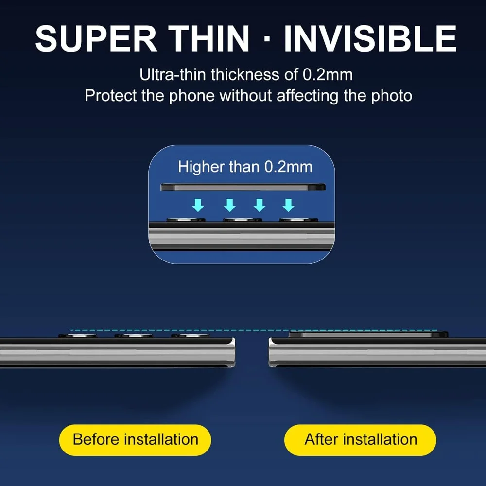 3PCS Camera Protector For Samsung Galaxy S26 S25 S24 S23 Ultra S22 S21 Plus Camera Lens Film Samsung S25 S24 FE Cameras Glass thumbnail 5