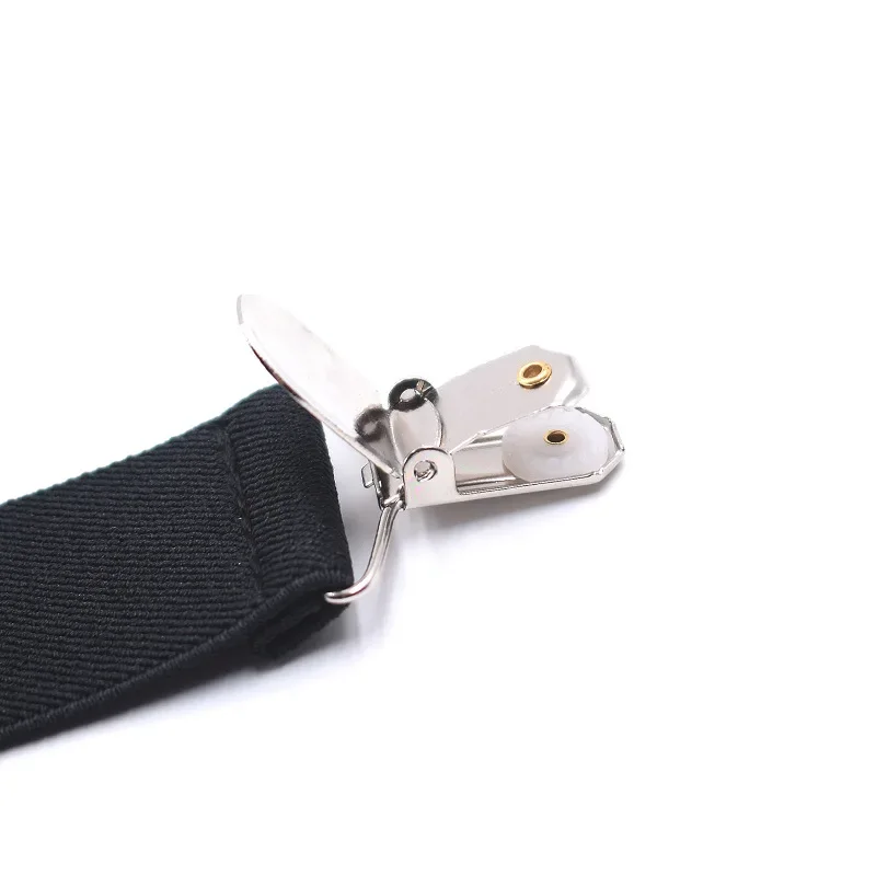 Suspenders Men 4 Clip 3.5cm Width Braces Adjustable Elastic X Back Pants Women Suspender Adult Man Braces Wedding Accessories thumbnail 3