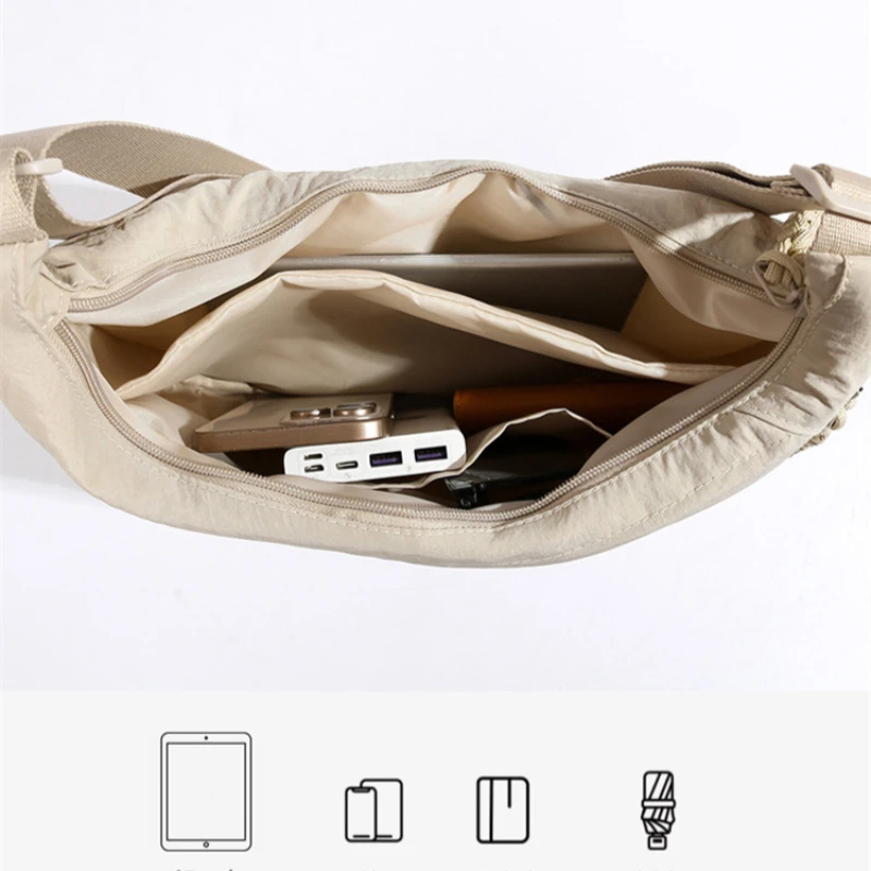 Nylon Shoulder Bag New High Capacity Women's Crossbody Messenger Bag Leisure Versatile purses and handbags Totes Hobos Bag thumbnail 6