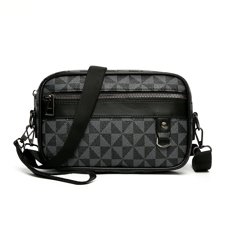 Fashion Soft PU Leather Men Day Clutch Bag Business Men Money Handbag High Quality Male Small Shoulder Bag Phone Bag SAC thumbnail 2