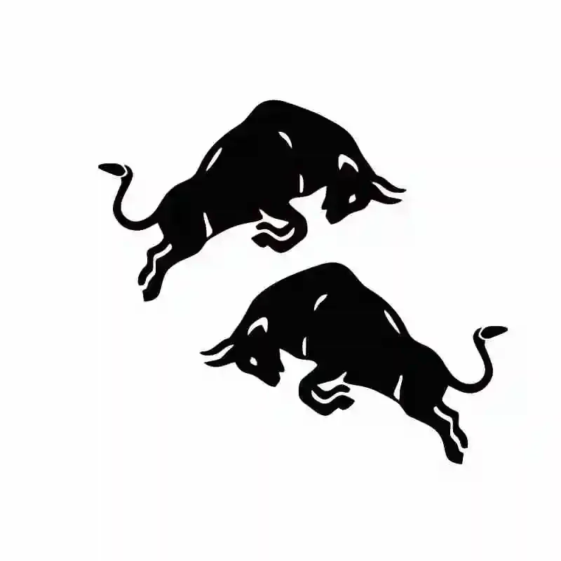 Car Sticker Red Jumping Bull PVC Decals Motorcycle Auto Accessories Sticker Reflective,18cm*11.5cm thumbnail 2