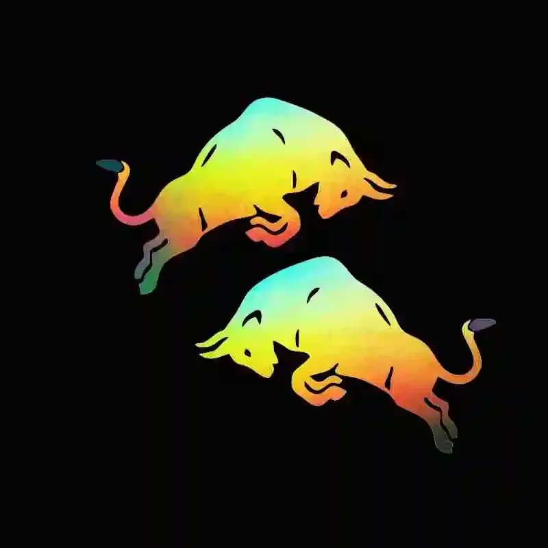 Car Sticker Red Jumping Bull PVC Decals Motorcycle Auto Accessories Sticker Reflective,18cm*11.5cm thumbnail 4