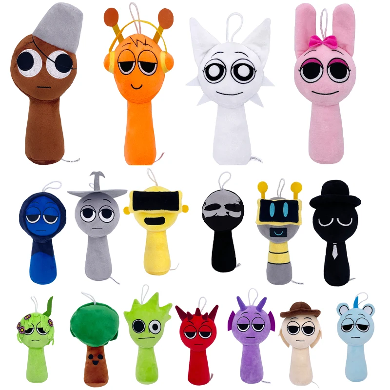 Sprunki Toys Sprunki Plush Toys Sprunki Dolls Singers Oren Wenda Sprunki Plushie Peluches Oren Stuffed Animals 20cm