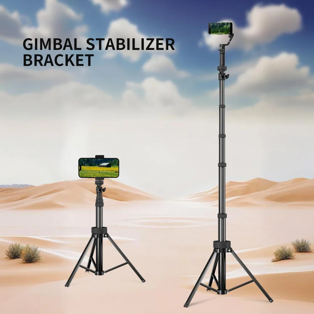 Tripod for Phone Mobilephone Selfie Stick Adjustable Mobile Phone gimbal Floor stand Selfie Extension Rod Claw Mini Accessories thumbnail 6