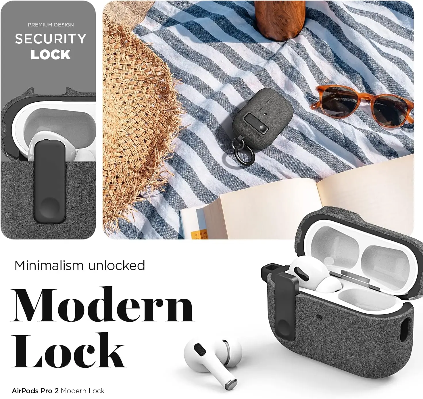 Protective Case for AirPods Pro 2 Cover Luxury Earphone Cover Case for Apple AirPods 4 3 Air Pods Shockproof Sleeve With Hook thumbnail 5