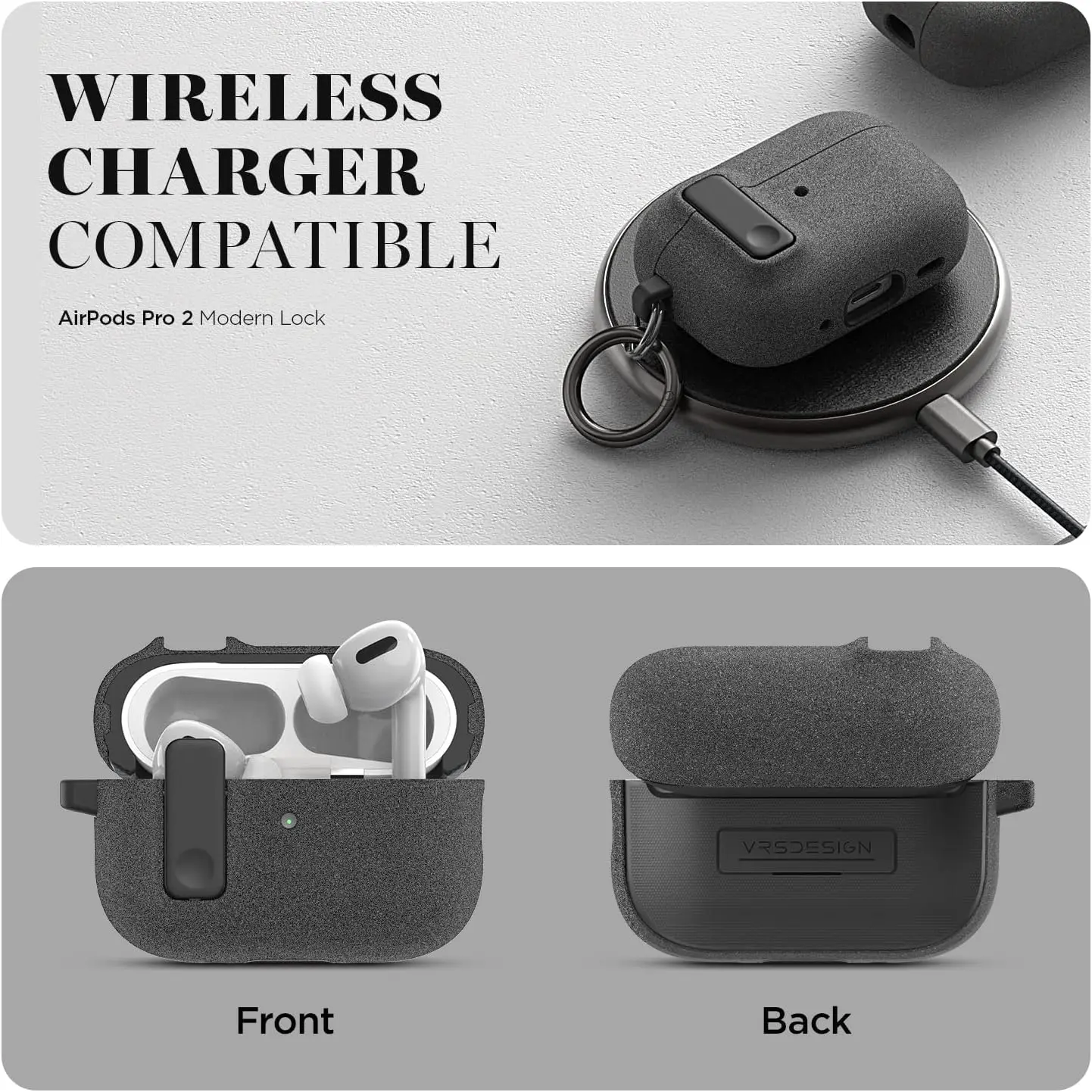 Protective Case for AirPods Pro 2 Cover Luxury Earphone Cover Case for Apple AirPods 4 3 Air Pods Shockproof Sleeve With Hook thumbnail 3