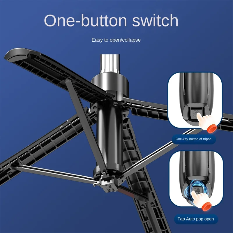 COOL DIER New Tripod for Smartphone Camera,Tripods Stand with Bluetooth shutter,Wireless Selfie Stick brackets with Phone Holder thumbnail 5