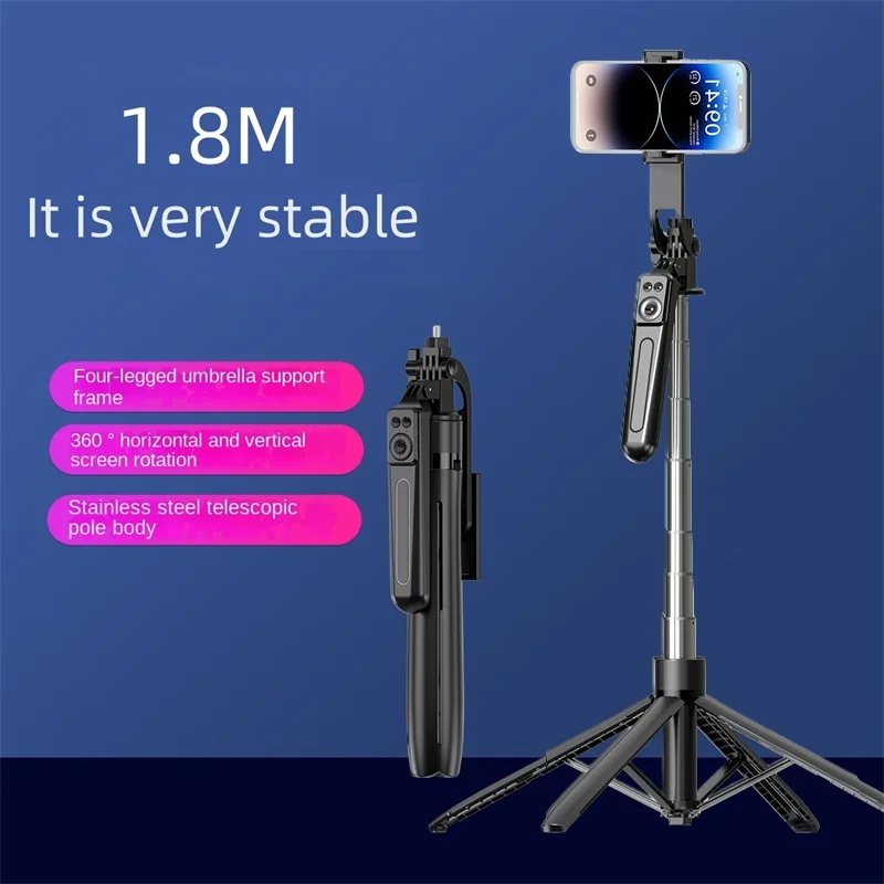 COOL DIER New Tripod for Smartphone Camera,Tripods Stand with Bluetooth shutter,Wireless Selfie Stick brackets with Phone Holder thumbnail 3