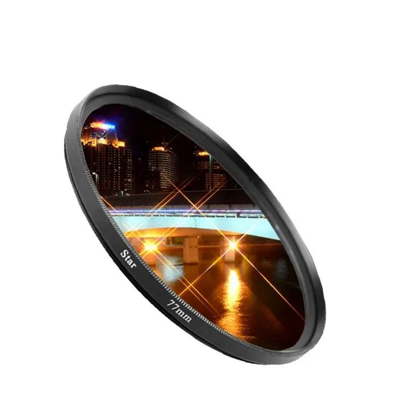 Lightdow Star Filter 6 Line Camera Lens Filter 49mm 52mm 55 58 62mm 67mm 72mm 77mm 82mm Lens Filter for Canon Nikon Sony Camera thumbnail 2