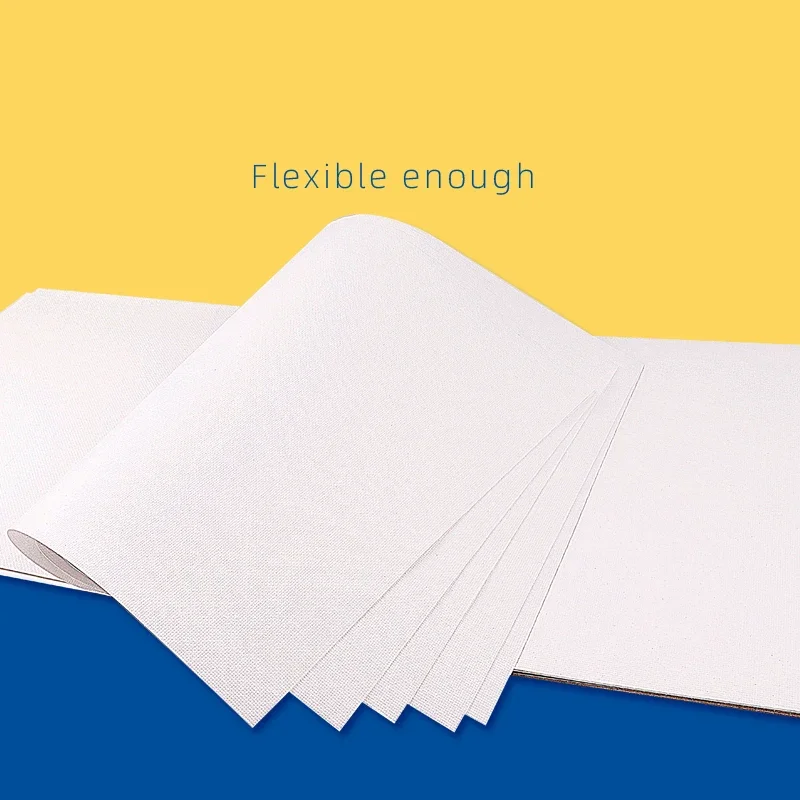 A4/A5 Artist Painting Canvas Pad 280 GSM 100% Cotton 10Sheet Paper Oil Painting Sketchbook Board, Sketch Pads for Art Students thumbnail 4