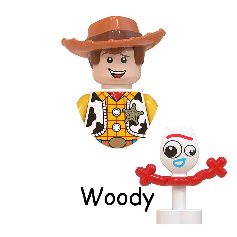 Toy Story 4 Buzz Lightyear Woody Jessie Alien Space Rangers Zurg Model Building Blocks Enlighten Figure Bricks Toys For Children thumbnail 4