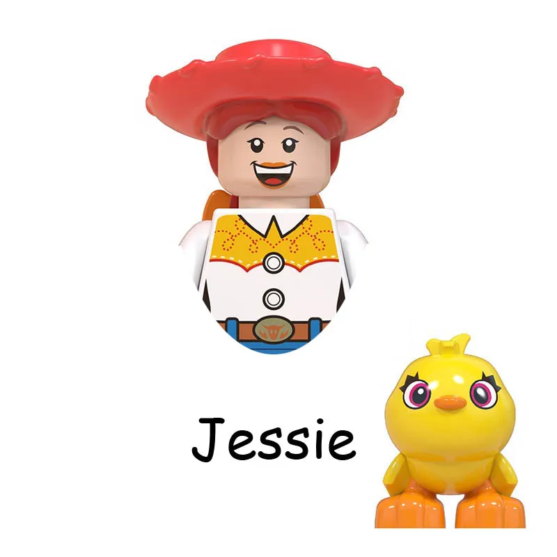 Toy Story 4 Buzz Lightyear Woody Jessie Alien Space Rangers Zurg Model Building Blocks Enlighten Figure Bricks Toys For Children thumbnail 5