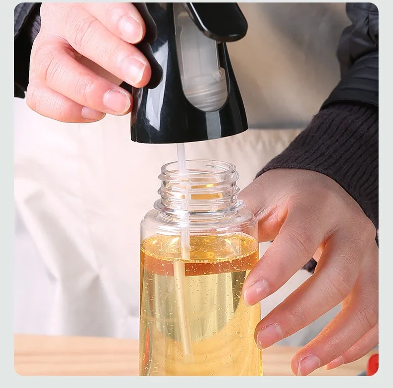 Household Use Oil Bottle Kitchen Home Outdoor Portable Spice Shaker Foggy Air Fryer Oil Kettle Things Spray Tools Gadgets Dining thumbnail 5