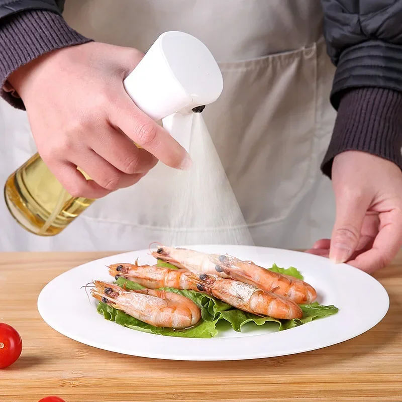 Household Use Oil Bottle Kitchen Home Outdoor Portable Spice Shaker Foggy Air Fryer Oil Kettle Things Spray Tools Gadgets Dining thumbnail 2