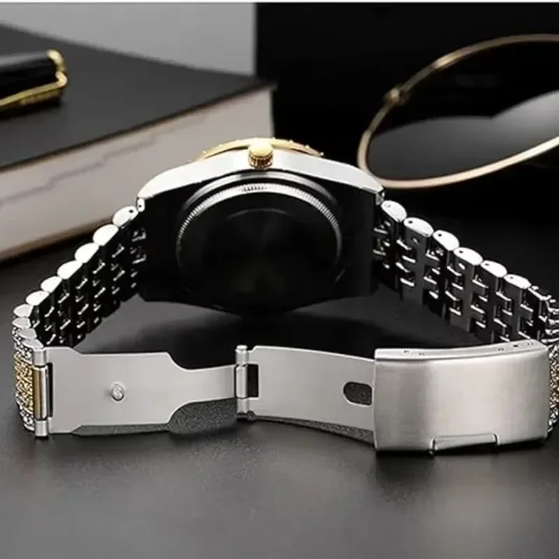 Fashion Full Iced Out Watch for Men Multiple Colors Hip Hop Mens Watch Fashion Cool Bling Diamond Luxury Mens Watches Clock thumbnail 5