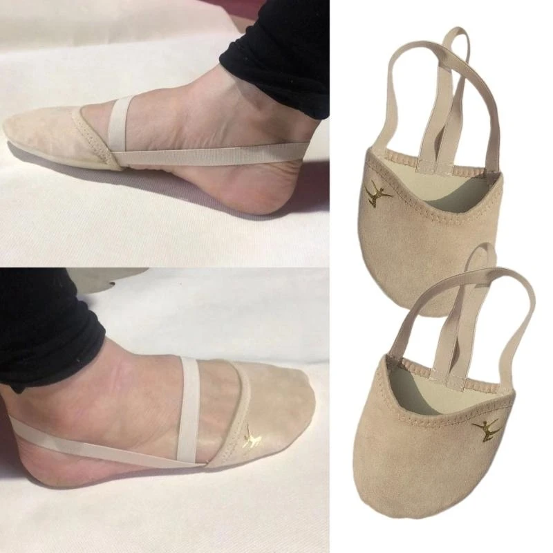 Gymnastic Shoes Half Soles Ballet Shoes Pirouette Shoes Belly Dance Shoes Turning Shoes for Woman thumbnail 6