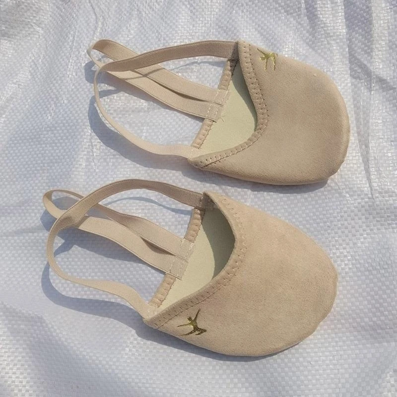 Gymnastic Shoes Half Soles Ballet Shoes Pirouette Shoes Belly Dance Shoes Turning Shoes for Woman thumbnail 3