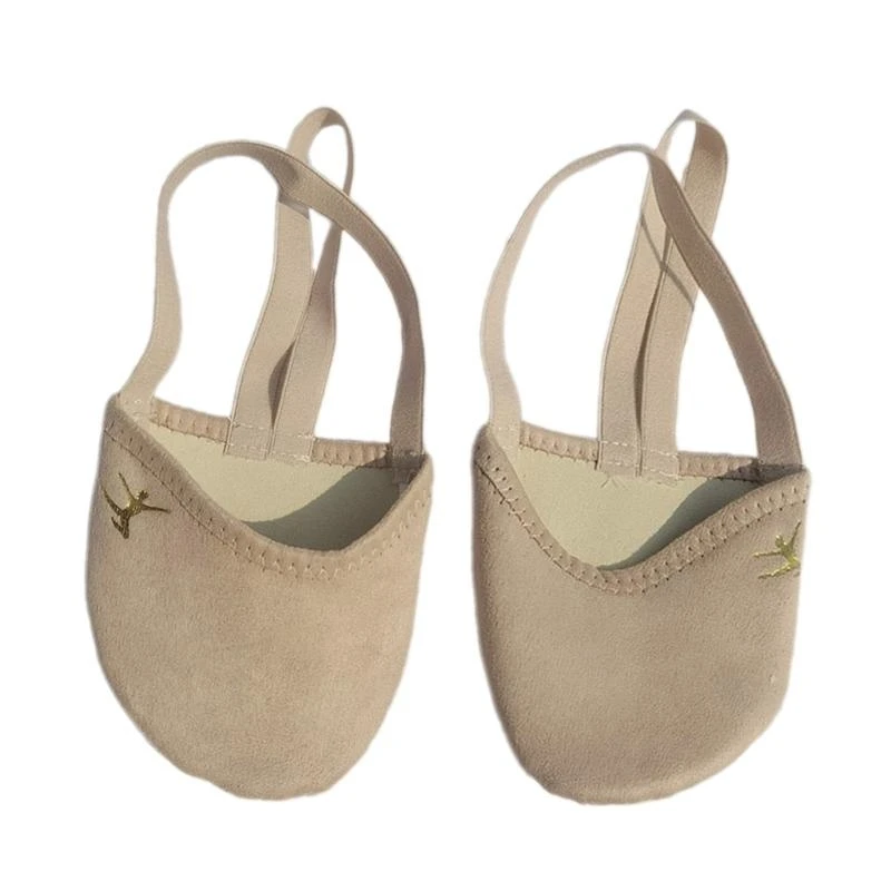 Gymnastic Shoes Half Soles Ballet Shoes Pirouette Shoes Belly Dance Shoes Turning Shoes for Woman thumbnail 4