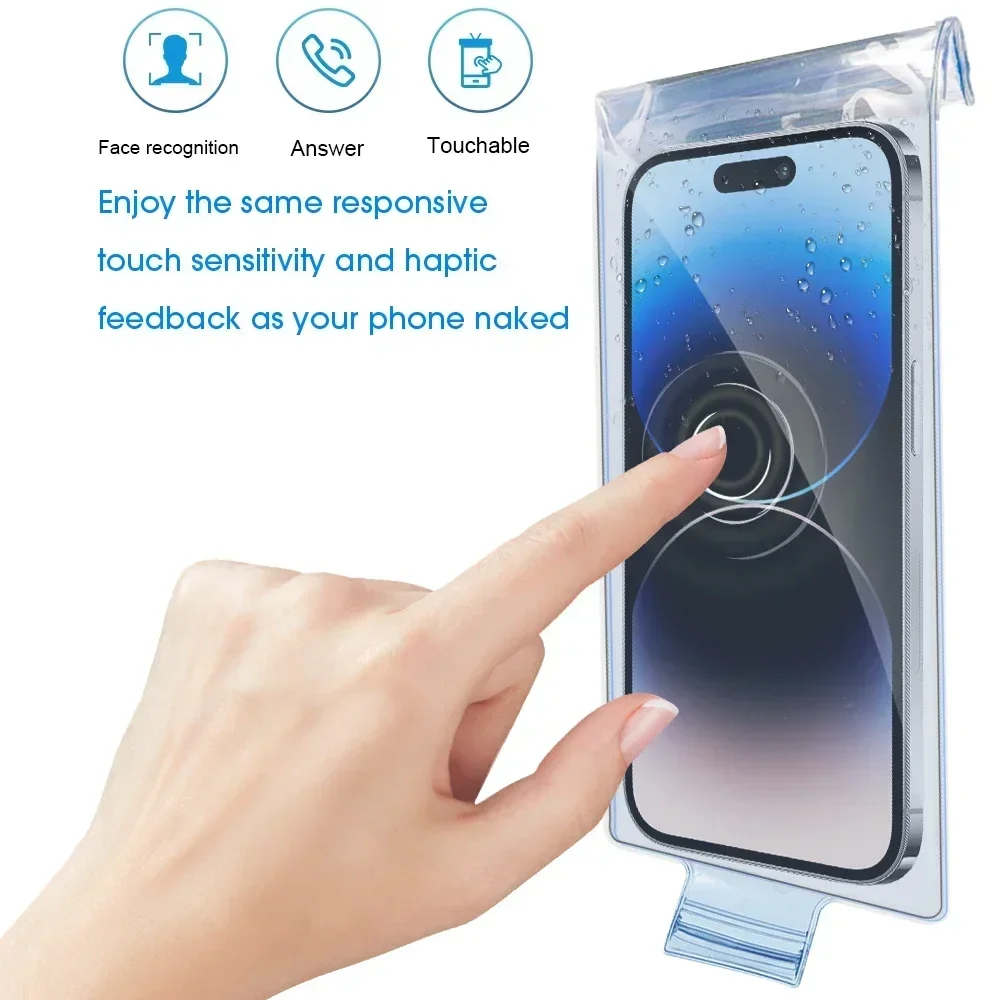 5/3/1PCS Transparent Waterproof Phone Covers Swimming Bags Underwater Cellphone Protectors Pouch Bags for IPhone Samsung Mi thumbnail 3