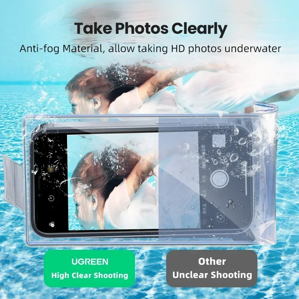 5/3/1PCS Transparent Waterproof Phone Covers Swimming Bags Underwater Cellphone Protectors Pouch Bags for IPhone Samsung Mi thumbnail 5