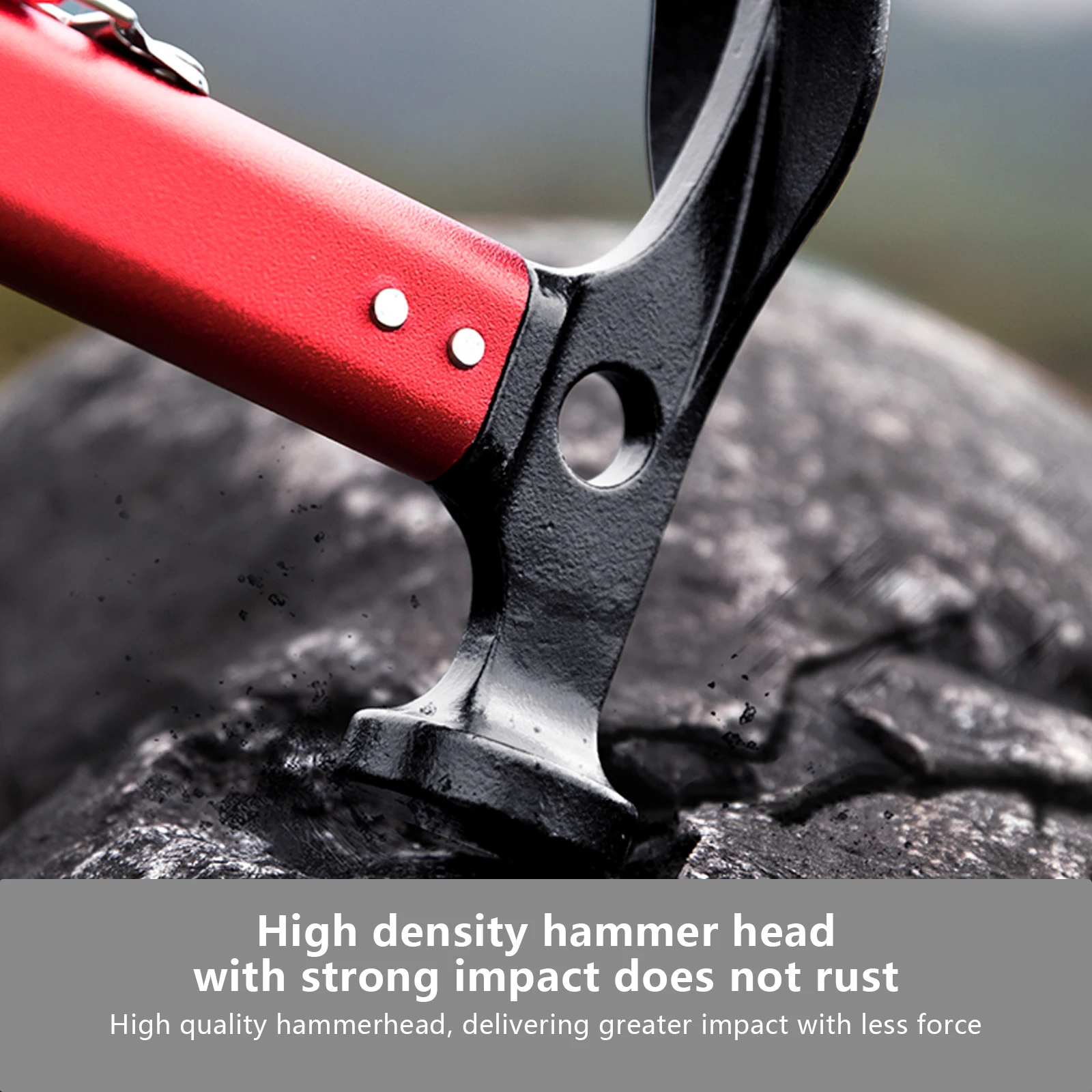 BISINNA Multi-functional Camping Hammer Outdoor Tent Stakes Multi-tool With Alumimum Alloy Handle Ultralight Camping Supplies thumbnail 2