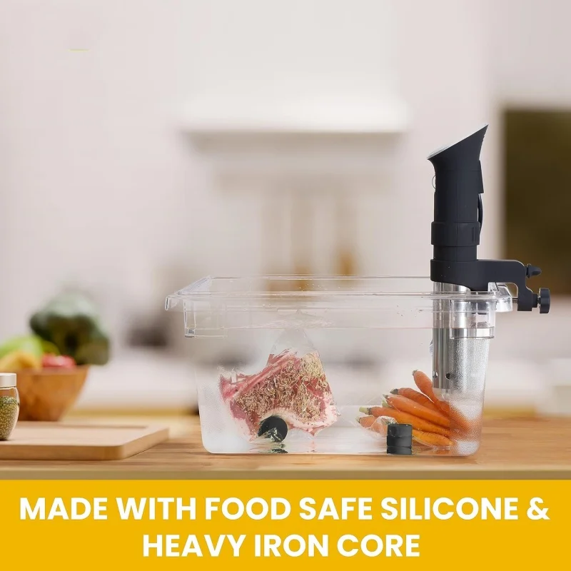 8 pcs Sous Vide Weighted Magnets Powerful Food Safe Magnets Use with Sous Vide Container Keep Sous Vide Bags Fully Submerged thumbnail 3